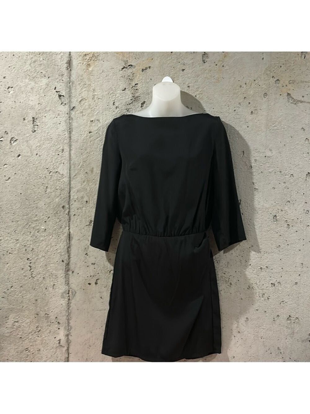 NWT Charlie Jade Dress Black Contoured Back Mini Dress - Size Small